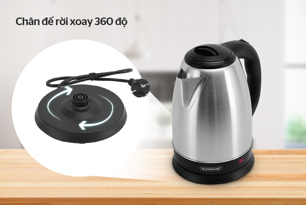 Ấm siêu tốc 1.5L SUNHOUSE SHD1057
