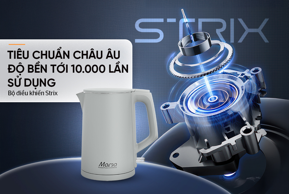 Ấm siêu tốc inox 2 lớp 2L SUNHOUSE MAMA SHD1379