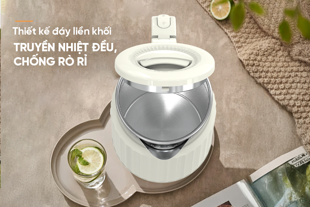 Ấm siêu tốc inox 2 lớp 2L SUNHOUSE MAMA SHD1395