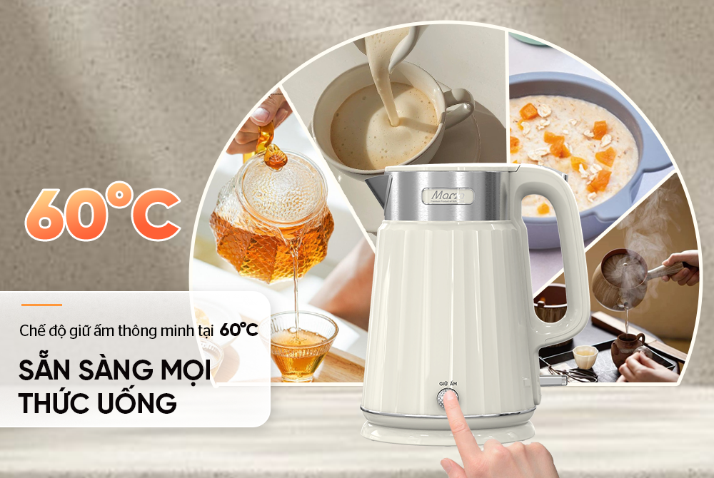 Ấm siêu tốc inox 2 lớp 2L SUNHOUSE MAMA SHD1395
