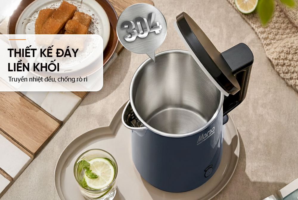 Ấm siêu tốc inox 3 lớp 1L SUNHOUSE MAMA SHD1373