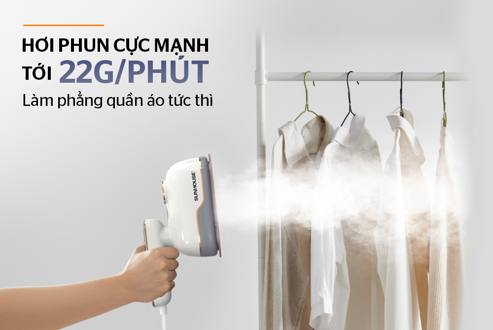Bàn là hơi nước cầm tay SUNHOUSE SHD2174