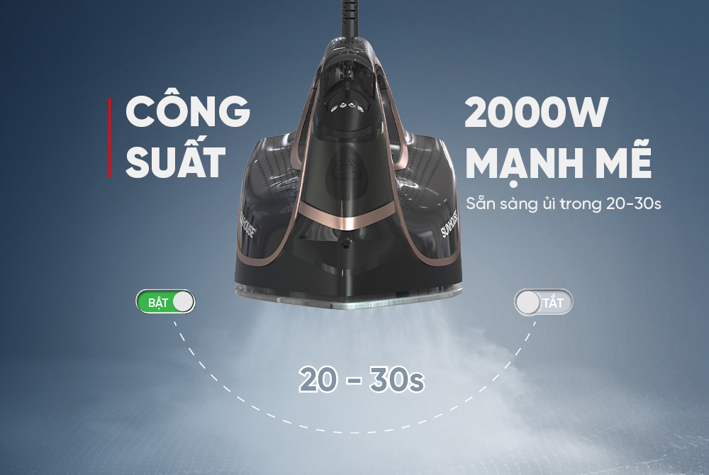 Bàn là hơi nước SUNHOUSE SHD2070