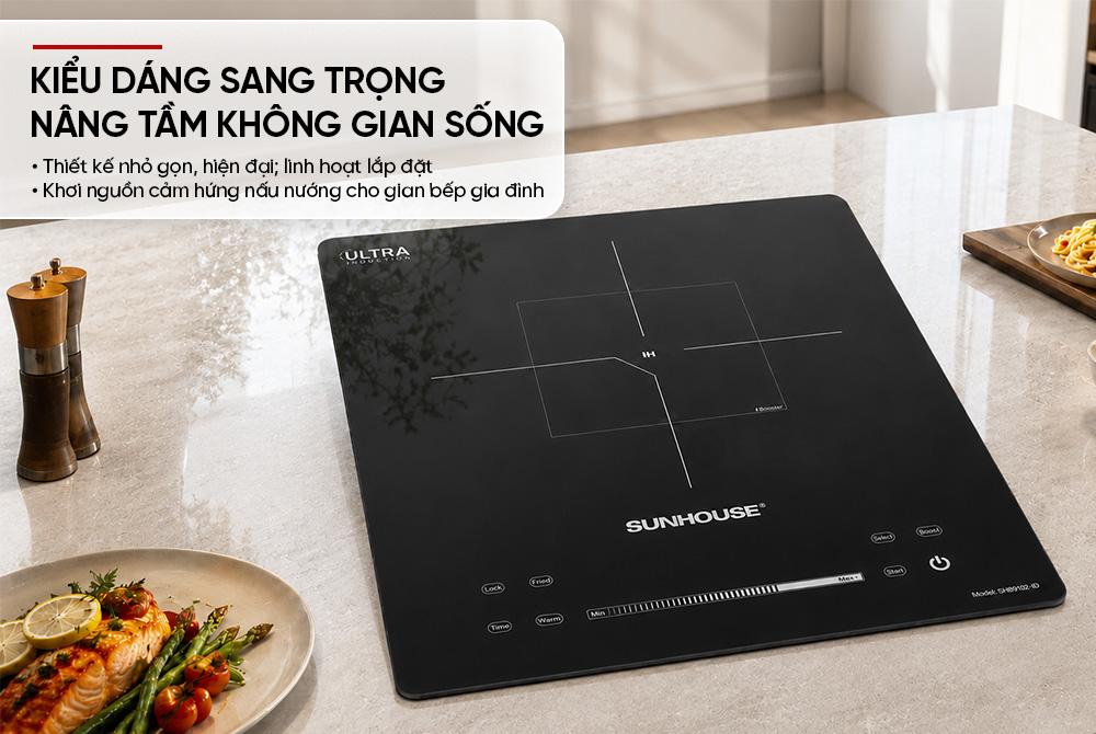 Bếp điện từ đơn SUNHOUSE SHB1012-TD