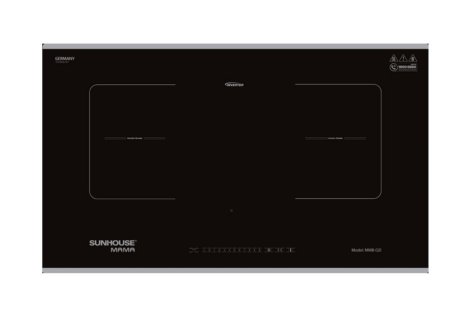 Bếp đôi điện từ SUNHOUSE MAMA MMB-02I