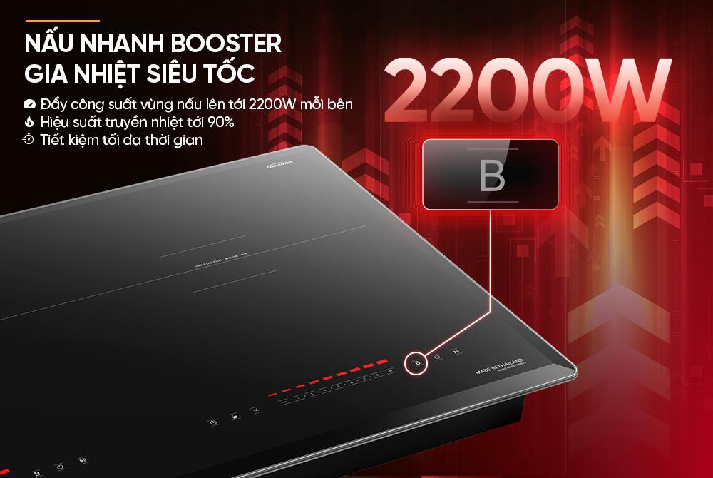 Bếp đôi điện từ SUNHOUSE Mama MMB5-X10PRO