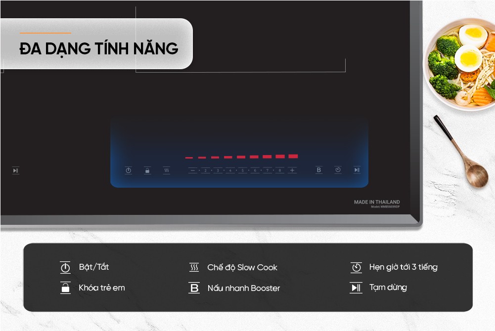 Bếp đôi điện từ SUNHOUSE MAMA MMB56699DP
