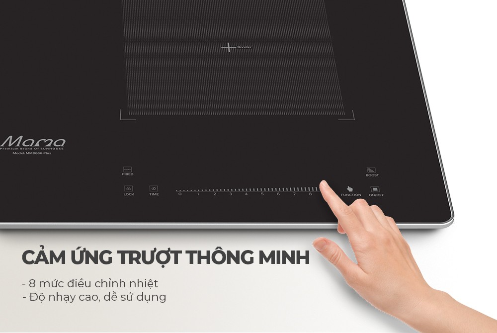 Bếp đôi điện từ SUNHOUSE MAMA MMB666-PLUS