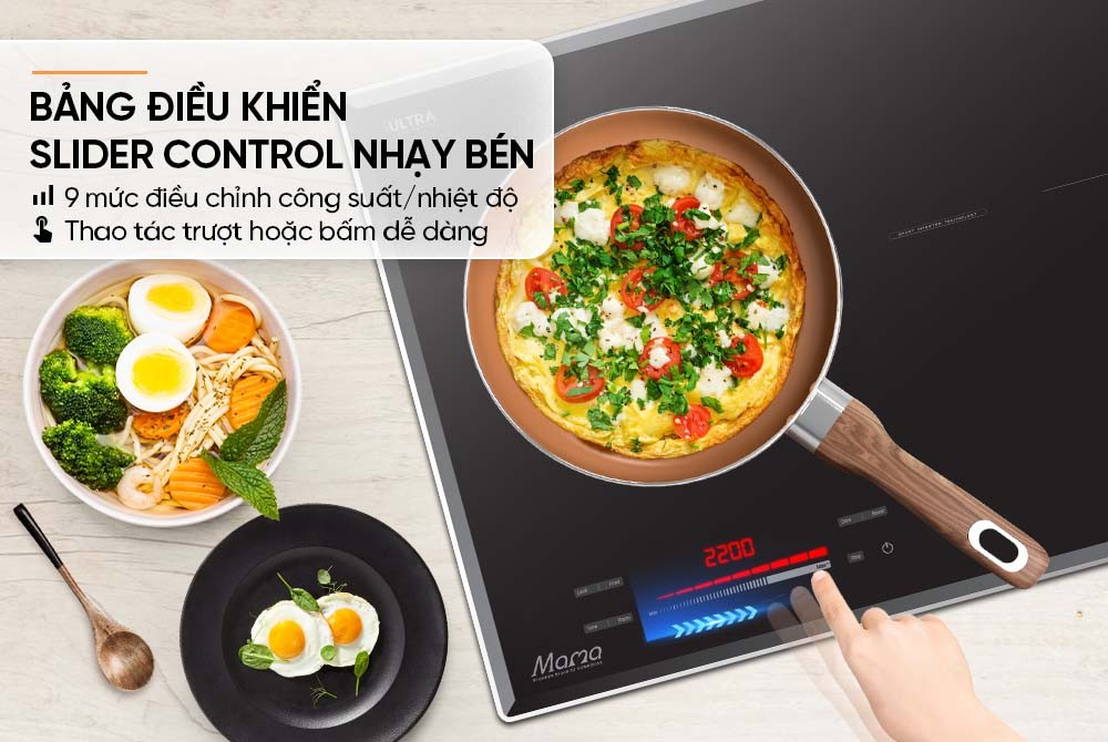 Bếp đôi điện từ SUNHOUSE MAMA MMB82052-TMD