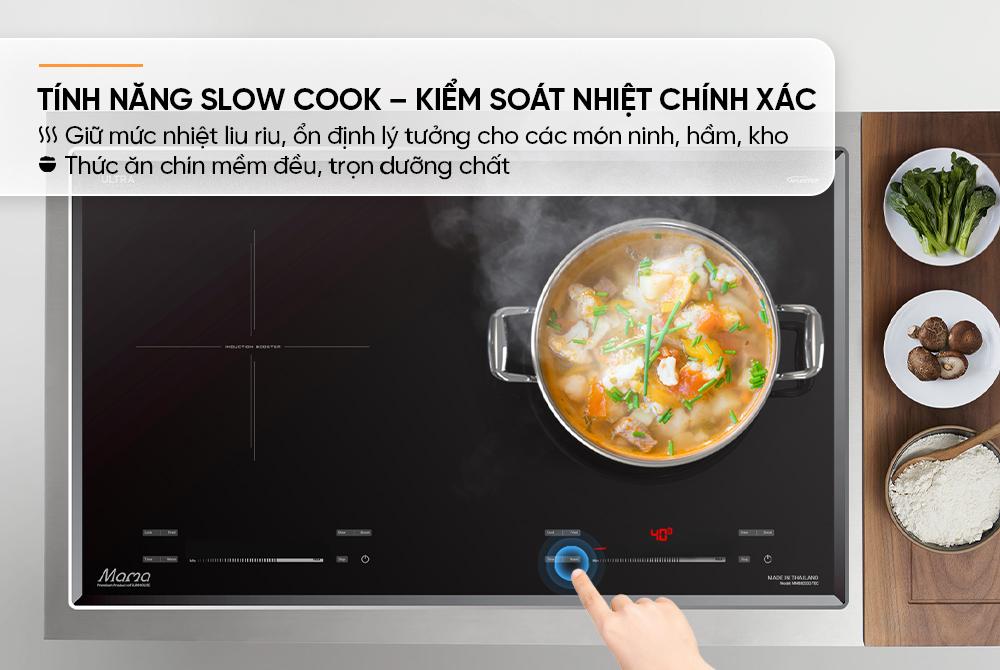Bếp đôi điện từ SUNHOUSE Mama MMB82332-TEC