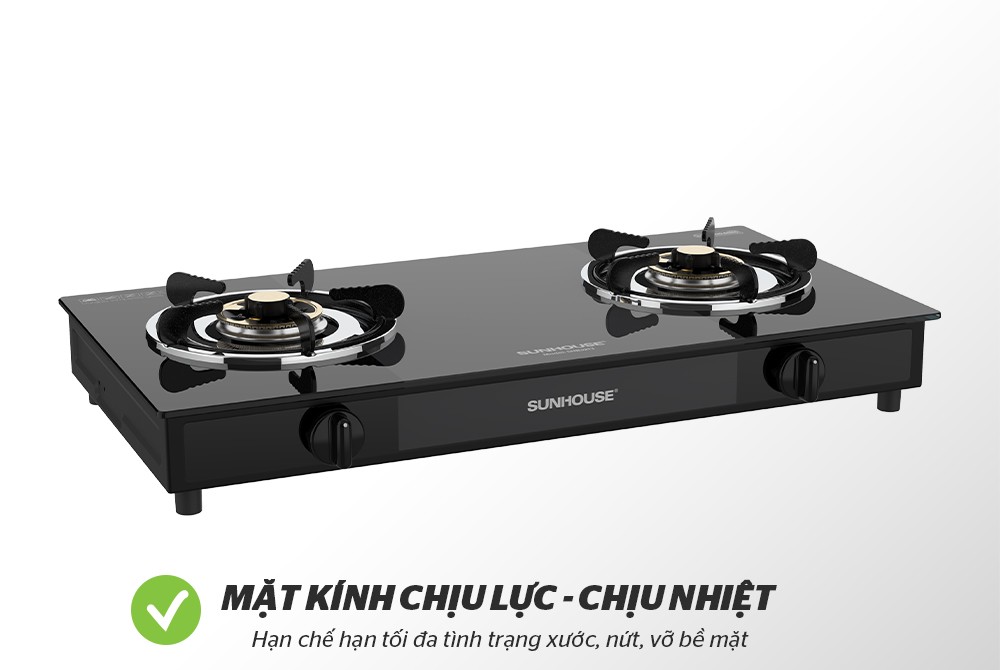 Bếp gas dương kính SUNHOUSE SHB3213