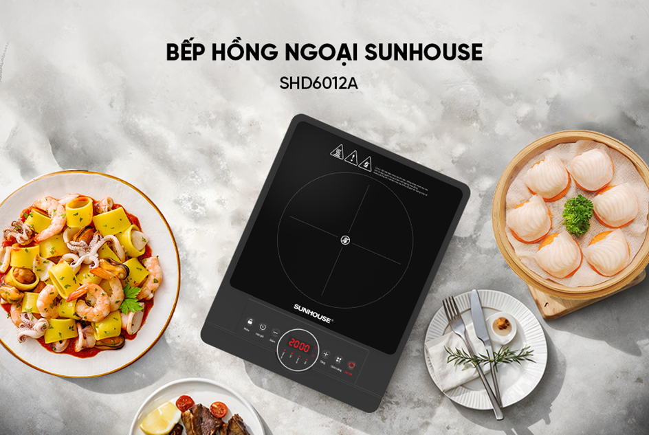 Bếp hồng ngoại SUNHOUSE SHD6012A