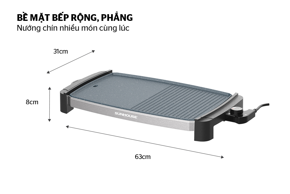 Bếp nướng điện SUNHOUSE SHD4612
