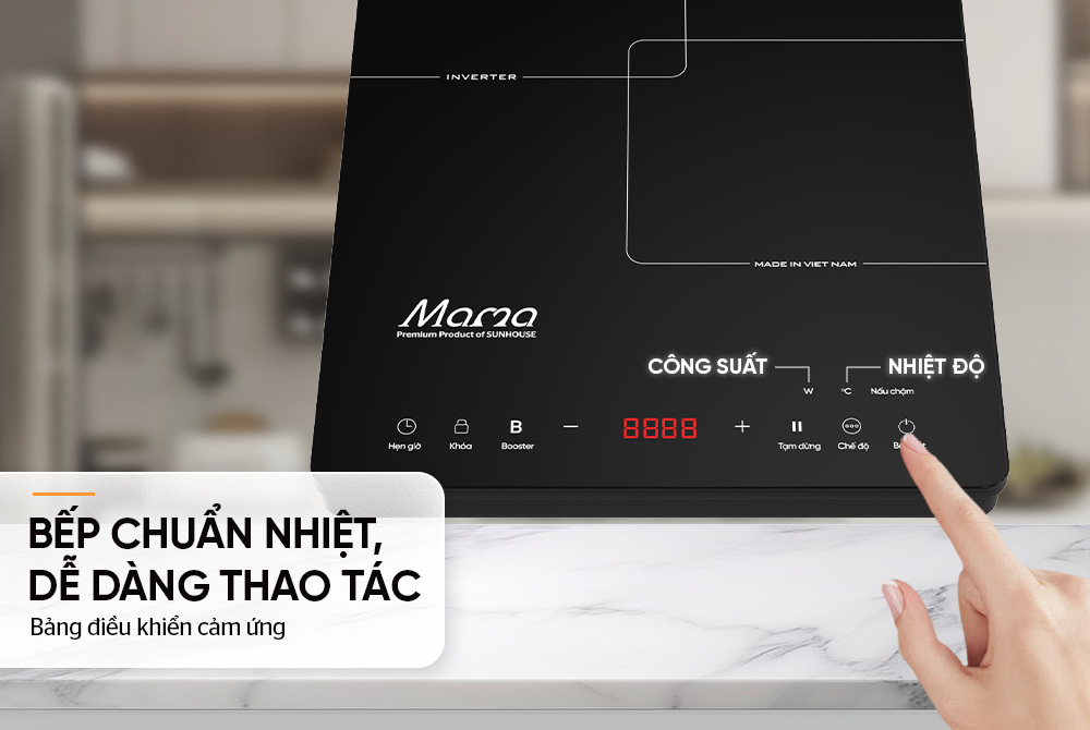 Bếp từ đơn cảm ứng SUNHOUSE MAMA SHD6888