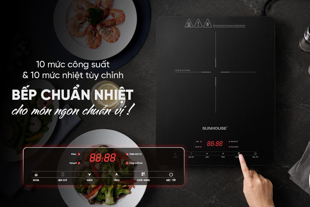 Bếp từ đơn cảm ứng SUNHOUSE SHD6804