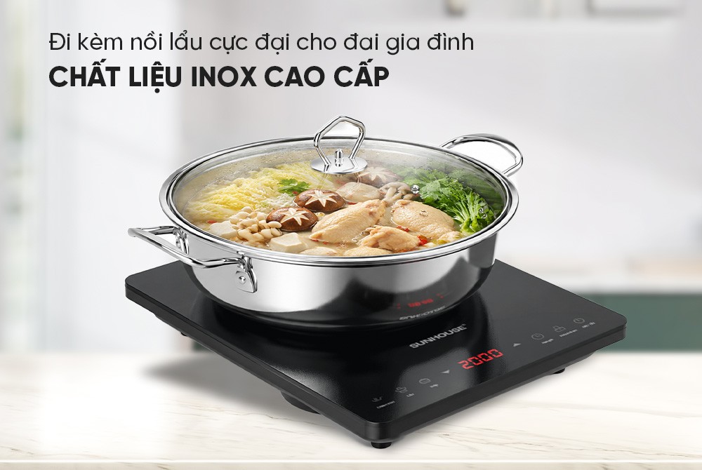 Bếp từ đơn cảm ứng SUNHOUSE SHD6806A