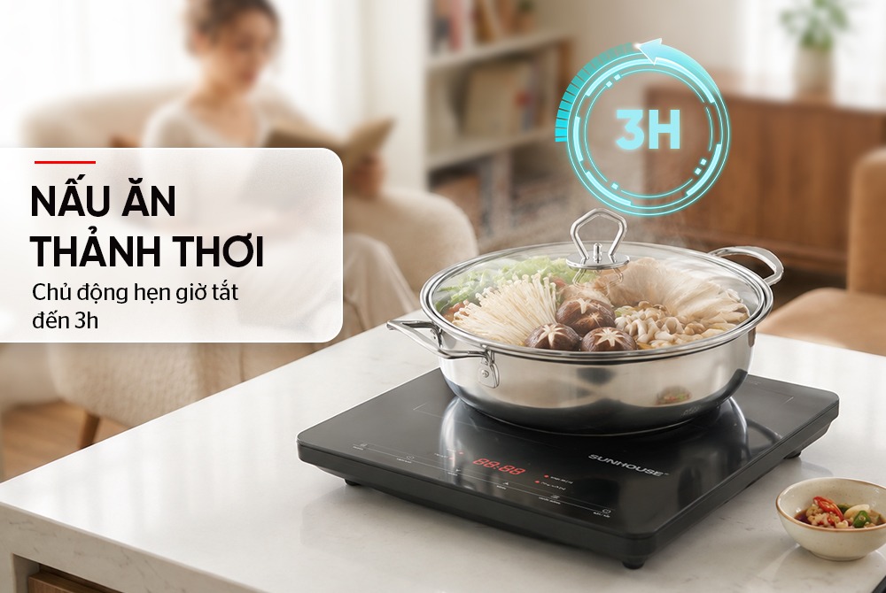 Bếp từ đơn cảm ứng SUNHOUSE SHD6807