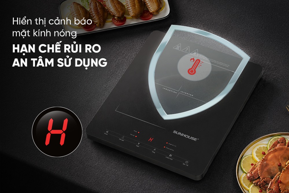 Bếp từ đơn cảm ứng SUNHOUSE SHD6807
