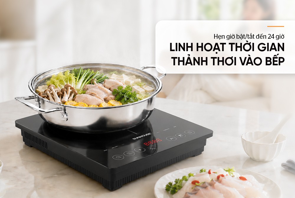 Bếp từ đơn cảm ứng SUNHOUSE SHD6896