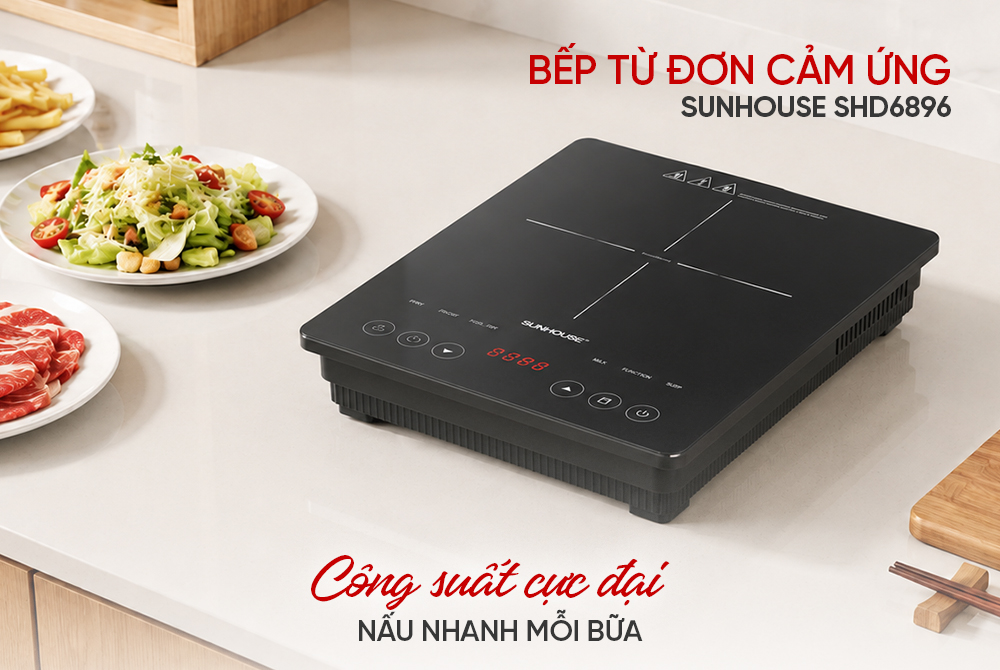 Bếp từ đơn cảm ứng SUNHOUSE SHD6896
