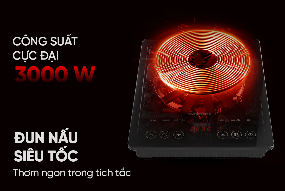 Bếp từ đơn cảm ứng SUNHOUSE SHD6896