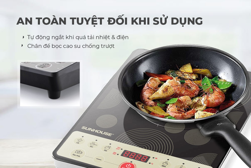 Bếp từ đơn SUNHOUSE SHD6162
