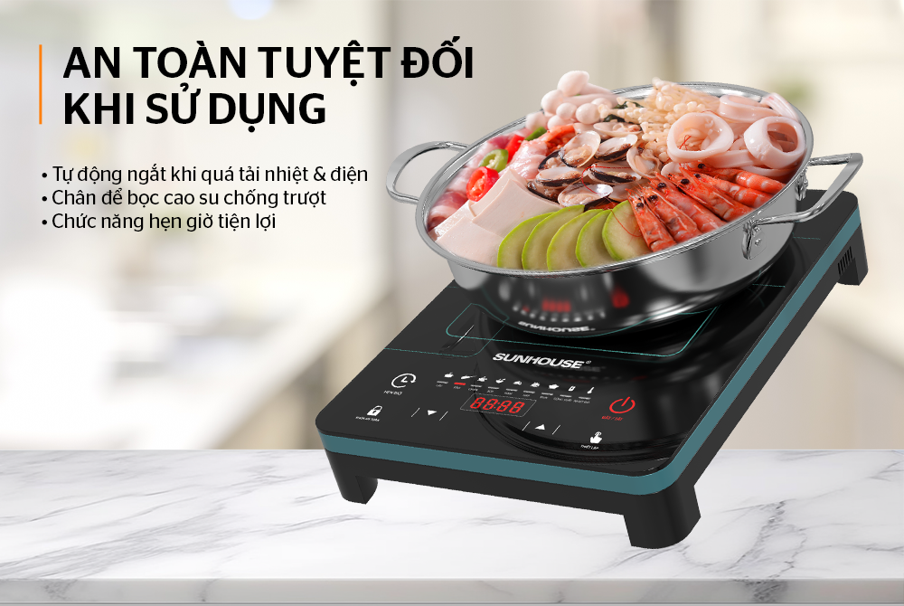 Bếp từ đơn SUNHOUSE SHD6876