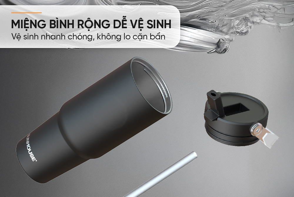 Bình giữ nhiệt City Drive 900mL SUNHOUSE KS-TU900CB