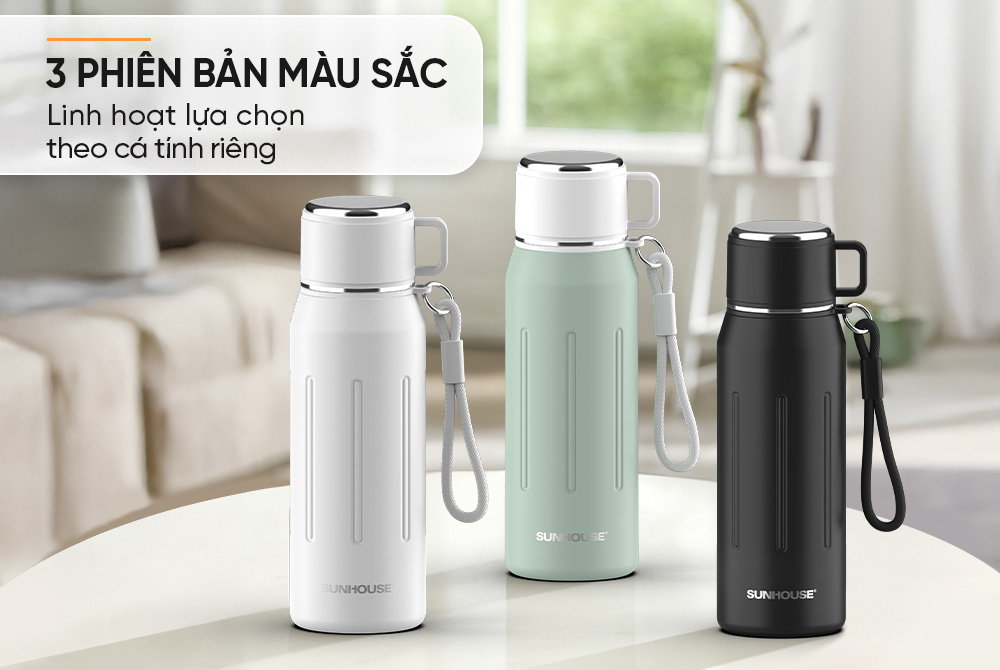 Bình giữ nhiệt Dual Sip 750mL SUNHOUSE KS-TU750DG