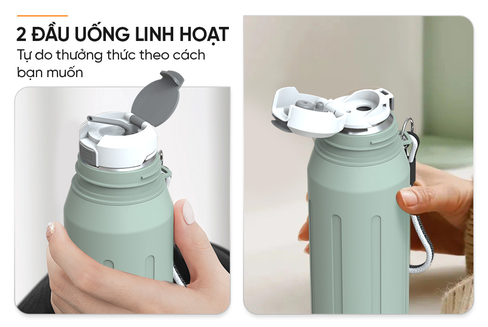 Bình giữ nhiệt Dual Sip 750mL SUNHOUSE KS-TU750DG