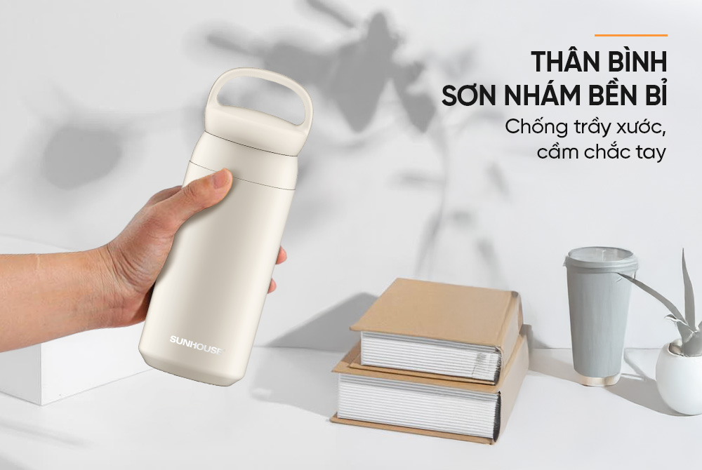 Bình giữ nhiệt Easy Go 350mL SUNHOUSE KS-TU350EW