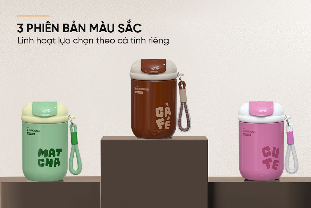 Bình giữ nhiệt Flavor Up 400mL SUNHOUSE KS-TU400FB