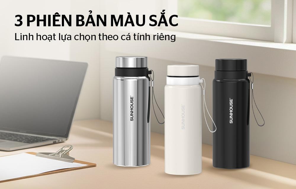 Bình giữ nhiệt flexi 750mL SUNHOUSE KS-TU750FW