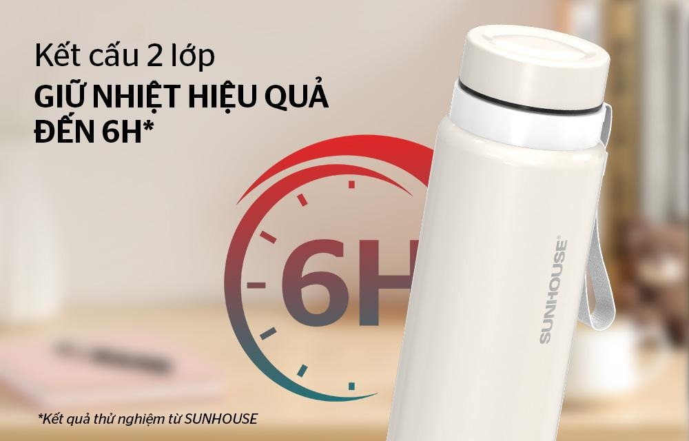Bình giữ nhiệt flexi 750mL SUNHOUSE KS-TU750FW