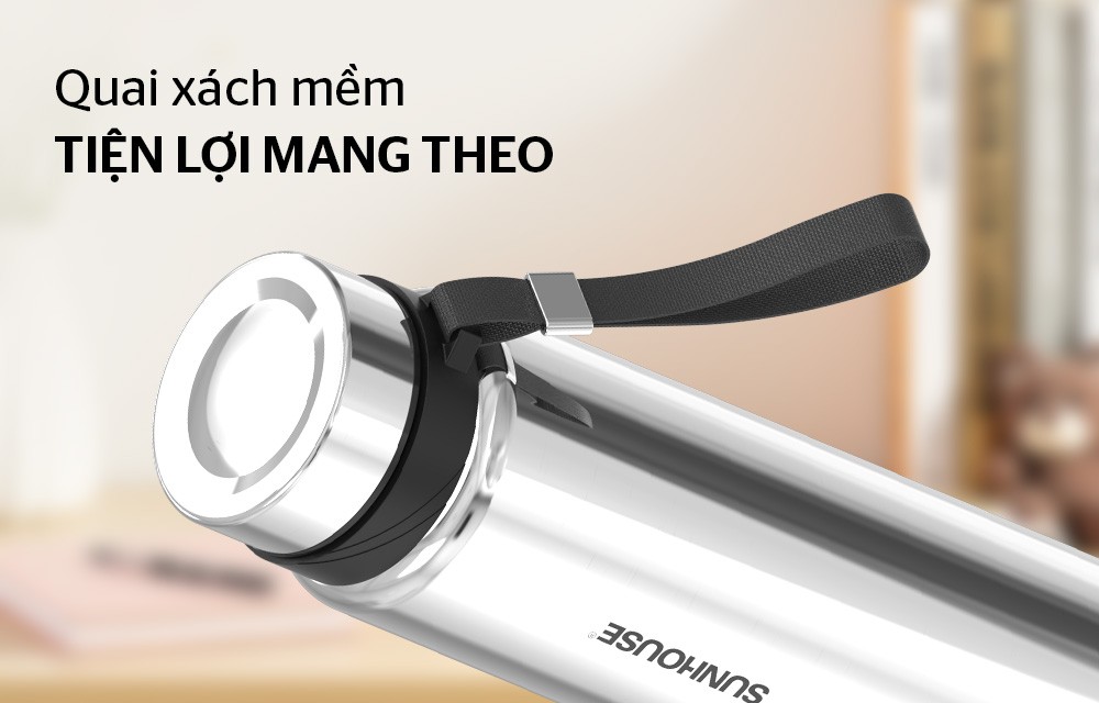 Bình giữ nhiệt flexi 850mL SUNHOUSE KS-TU850FI