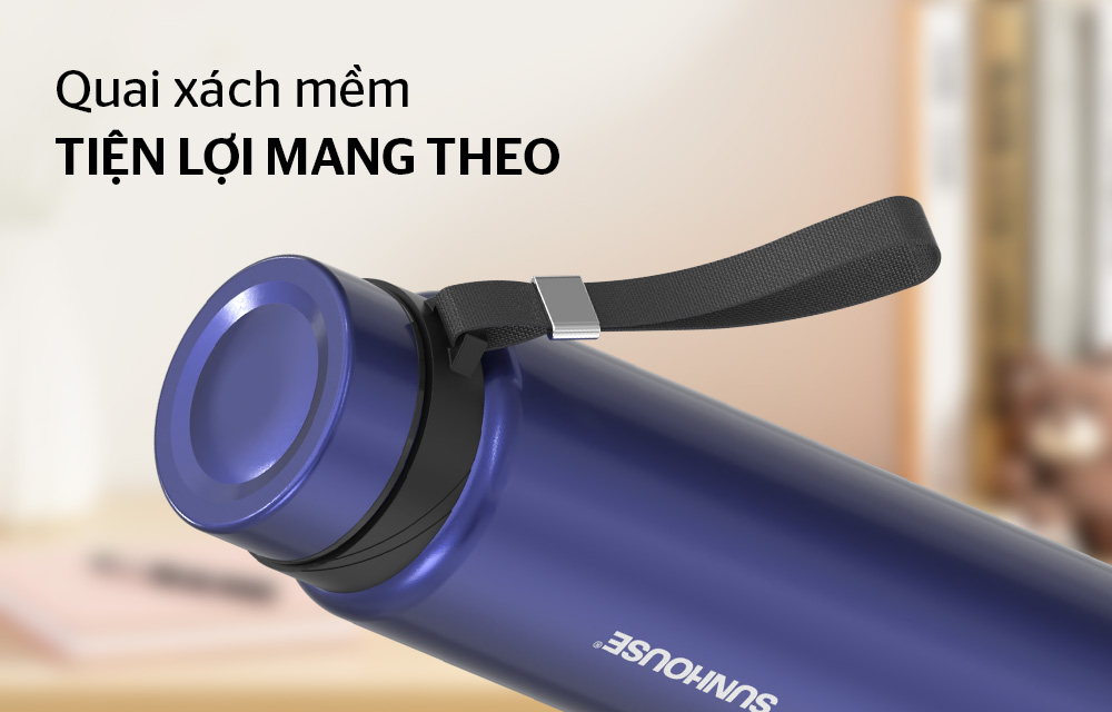 Bình giữ nhiệt flexi 850mL SUNHOUSE KS-TU850FN