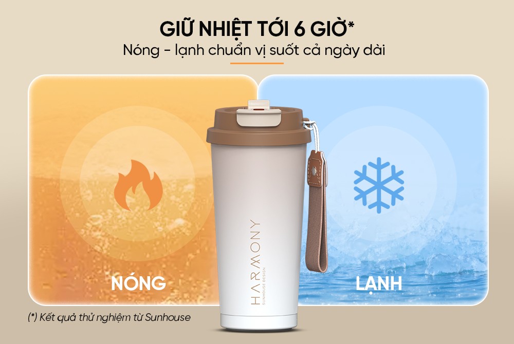 Bình giữ nhiệt Harmony 500mL SUNHOUSE KS-TU500HB
