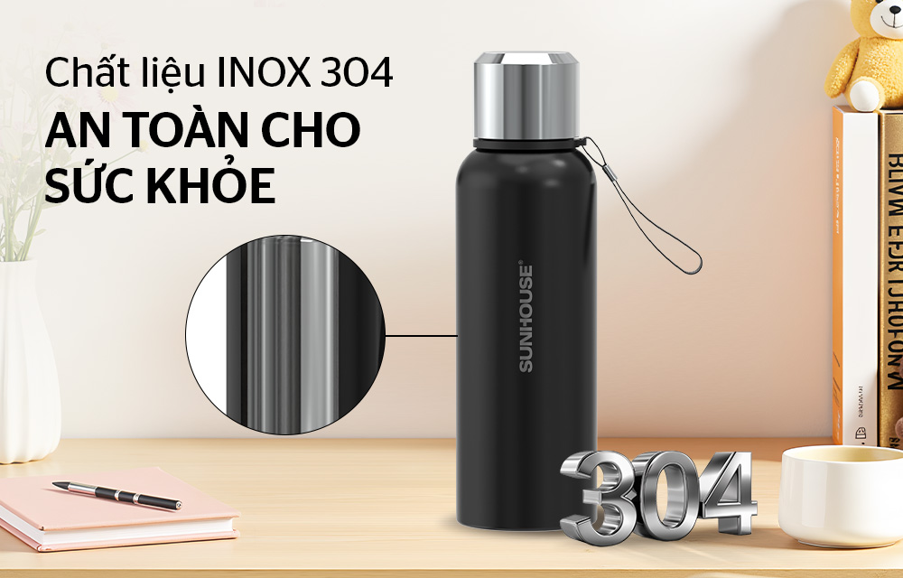 Bình giữ nhiệt hunter 1500mL SUNHOUSE KS-TU1500HB