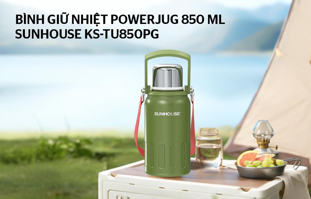 Bình giữ nhiệt powerjug 850mL SUNHOUSE KS-TU850PG
