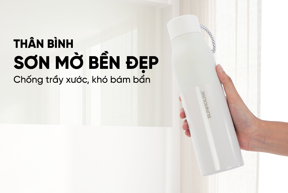 Bình giữ nhiệt Refined 600mL SUNHOUSE KS-TU600RE