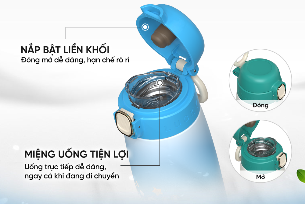 BÌnh giữ nhiệt trẻ em GripPal 420mL SUNHOUSE KS-TU420GB