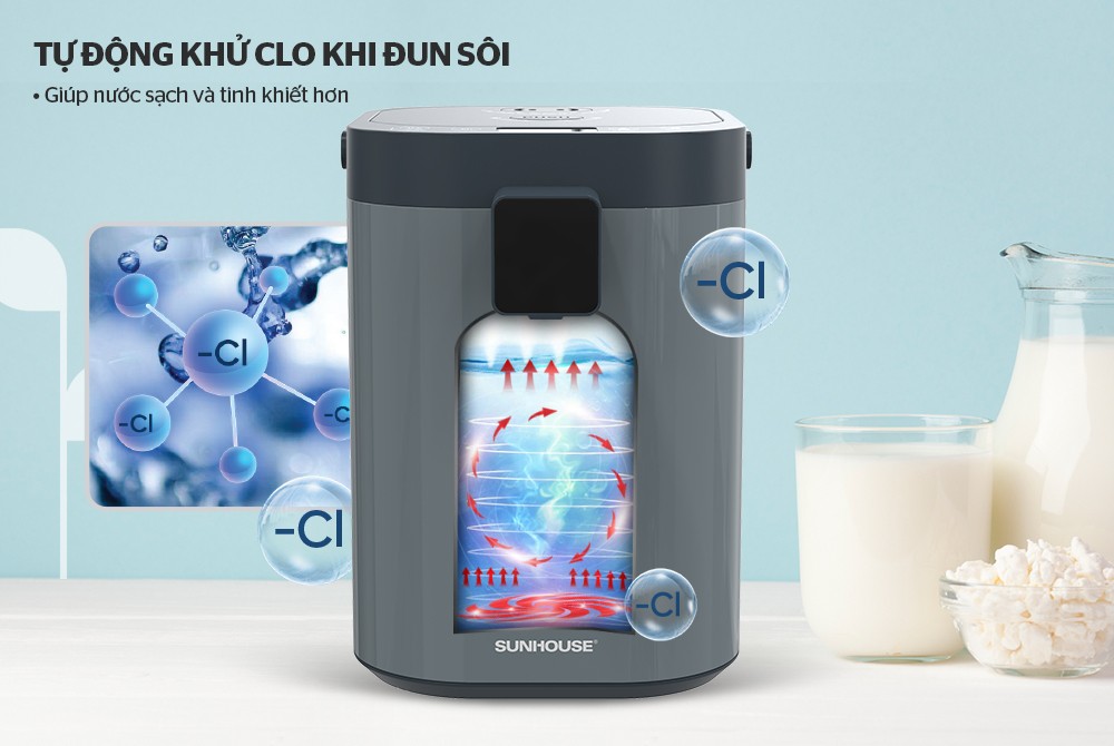 Bình thủy điện 3.2L SUNHOUSE SHD1440