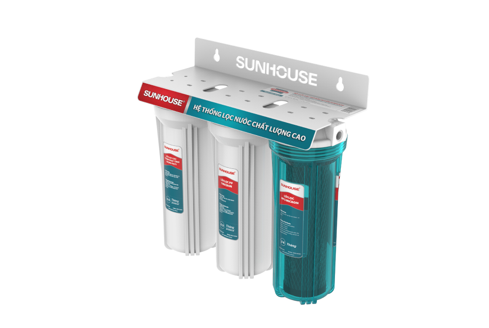 Bộ 3 lõi lọc thô đầu nguồn SUNHOUSE SHA-WF123