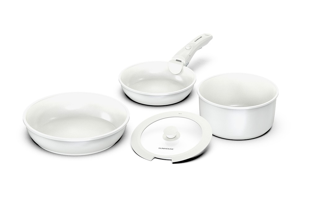 Bộ nồi chảo cán rời chống dính 3 món SUNHOUSE TRENDY SHG509M