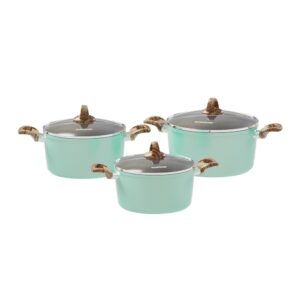 Bộ nồi chống dính vân đá đáy từ SUNHOUSE SHG7979MB