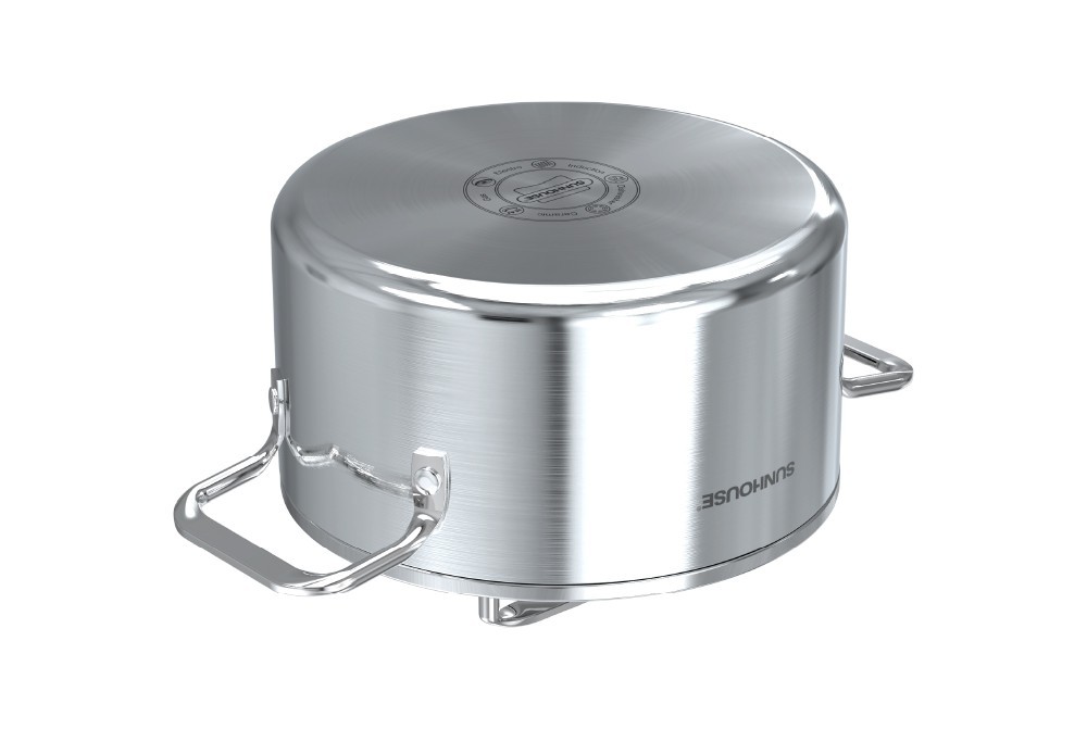 Bộ nồi inox 304 liền đáy SUNHOUSE HEALTHY SHG705