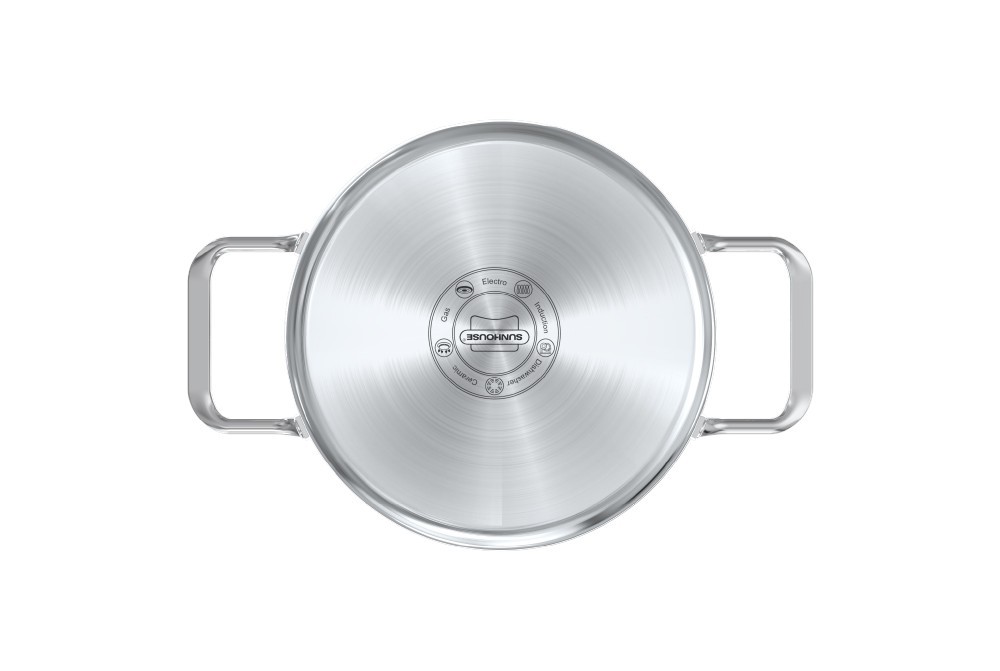 Bộ nồi inox 304 liền đáy SUNHOUSE HEALTHY SHG705