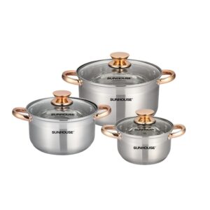 Bộ nồi inox 5 đáy SUNHOUSE SH781