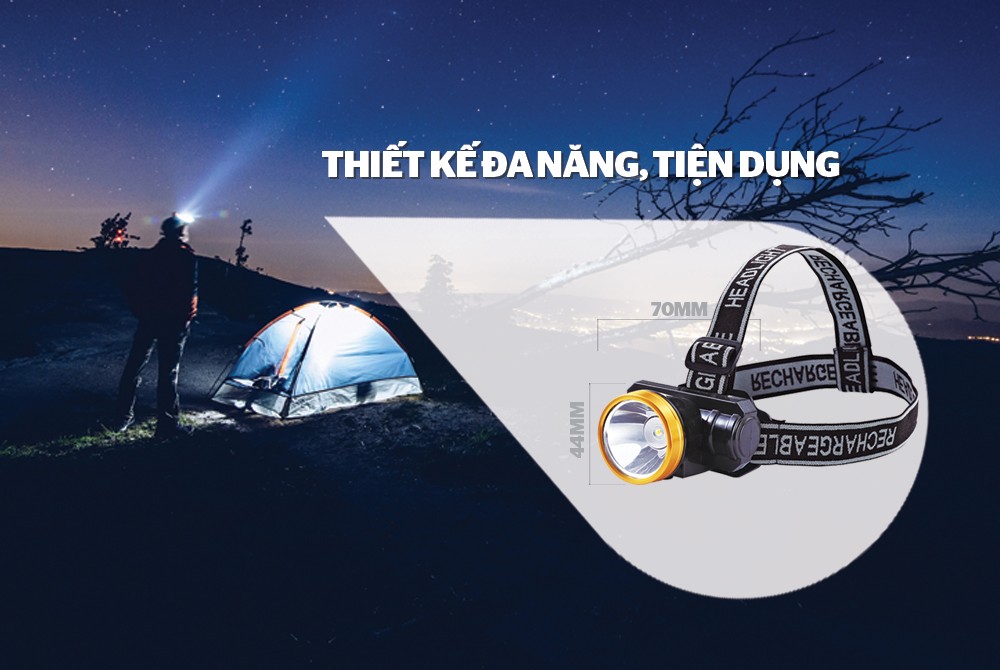 Đèn đội đầu happy light HPE-05.01W-V