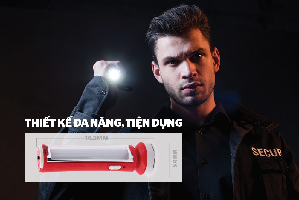Đèn pin đa năng SUNHOUSE SHE-4300